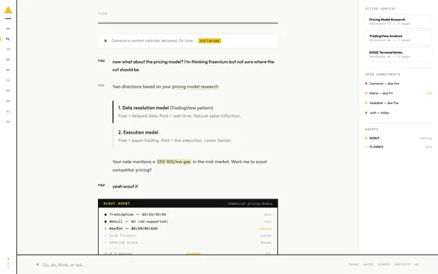 ARK Notes · Flow