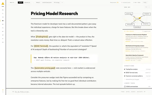 ARK Notes · Write