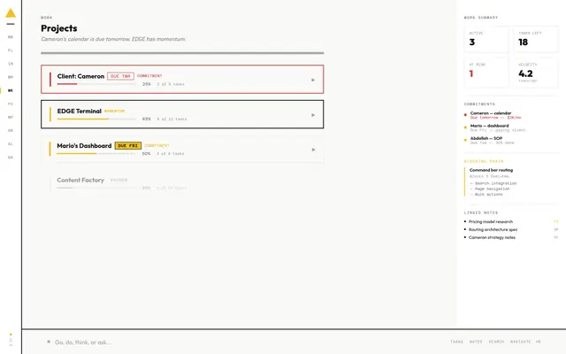 ARK Notes · Work