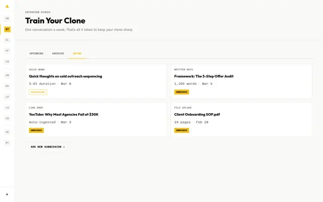 Mentor portal · Interview Studio, async
