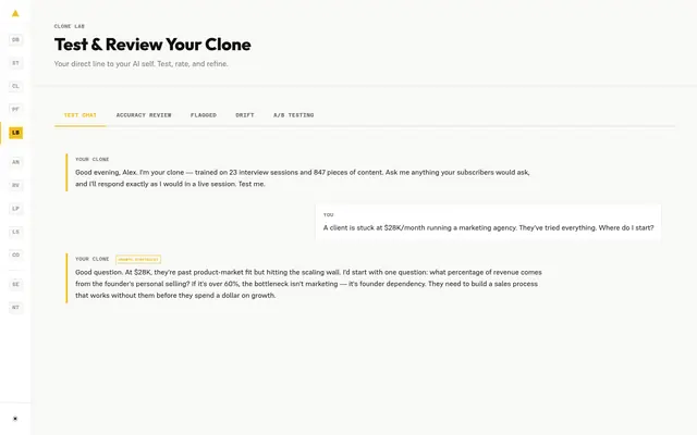 Mentor portal · Clone Lab